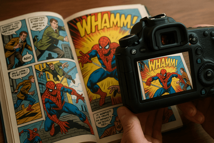 Photographier les bandes dessinées de manière attrayante Photographier les bandes dessinées de manière attrayante