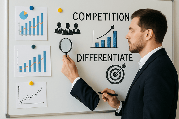 Analizzare la concorrenza e differenziarsi Analizzare la concorrenza e differenziarsi