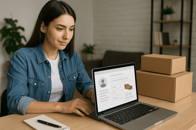 Créer un profil et ajouter des produits à vendre