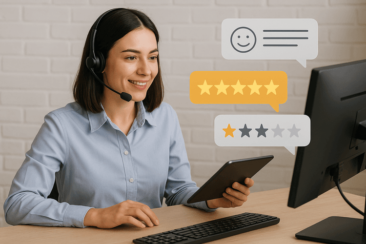 Service client et gestion des avis Service client et gestion des avis