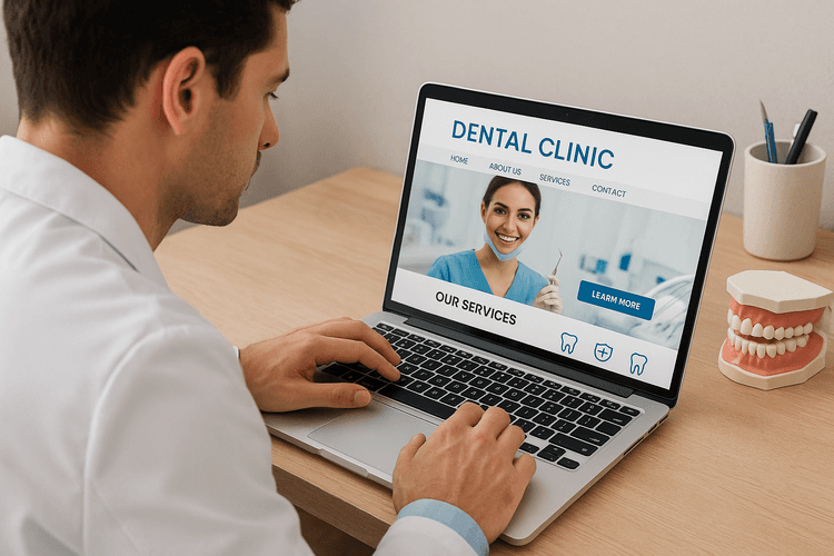 Como criar site web para dentista Como criar site web para dentista