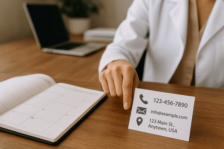 Fornecer os contatos para reservas, horários e locais do consultório dermatológico Fornecer os contatos para reservas, horários e locais do consultório dermatológico