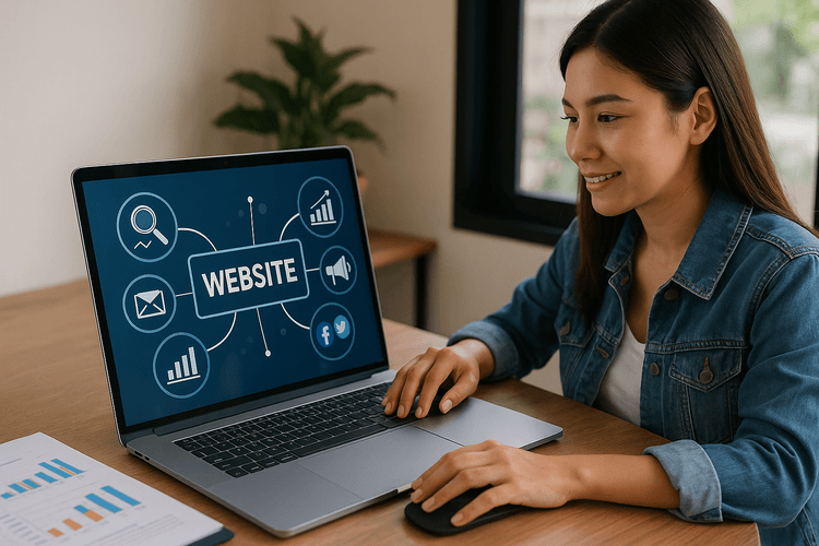 Promoting Your Website through Digital Marketing and Social Media. Promoting Your Website through Digital Marketing and Social Media.