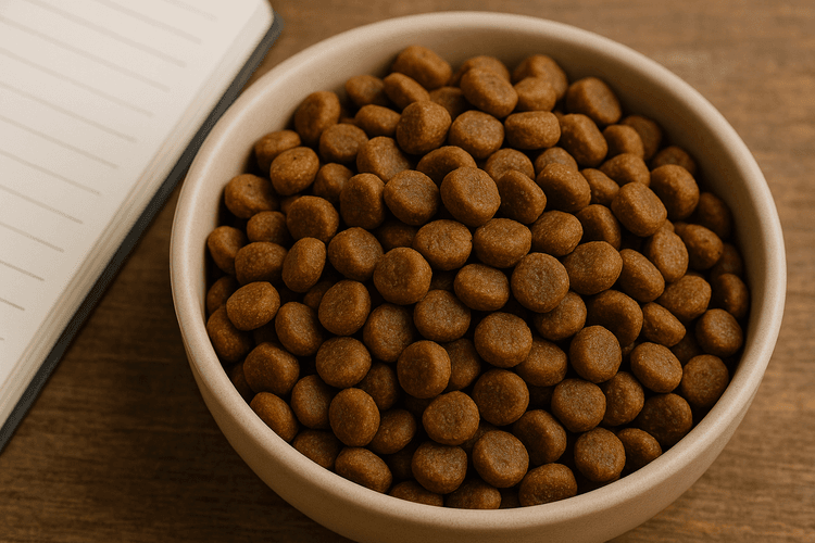 Rédigez une description détaillée des croquettes pour chiens Rédigez une description détaillée des croquettes pour chiens
