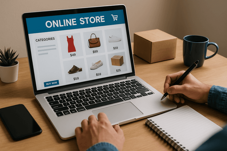 Création d'un e-commerce dédié