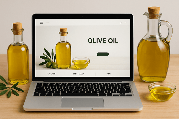 Créer un site de e-commerce pour la vente d'huile Créer un site de e-commerce pour la vente d'huile