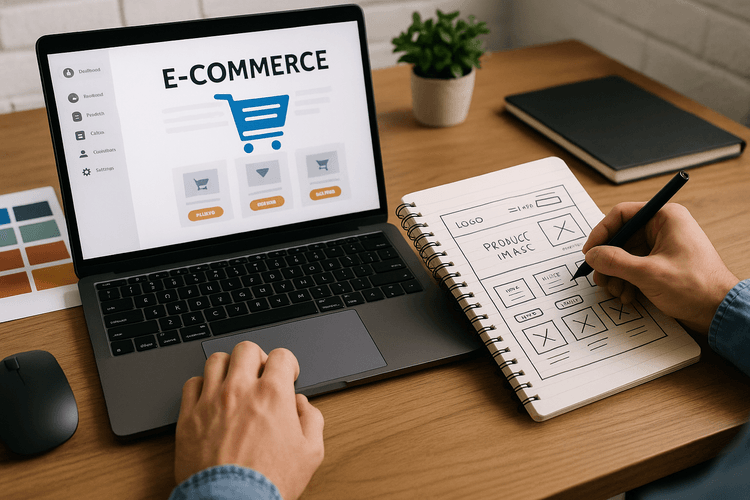 Création de l'e-commerce : plateforme et design Création de l'e-commerce : plateforme et design
