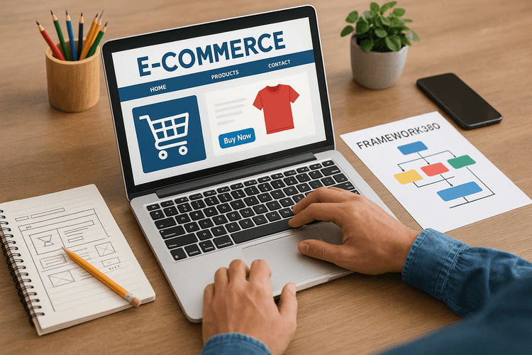 Erstellen sie ihre eCommerce-website mit Framework360 Erstellen sie ihre eCommerce-website mit Framework360