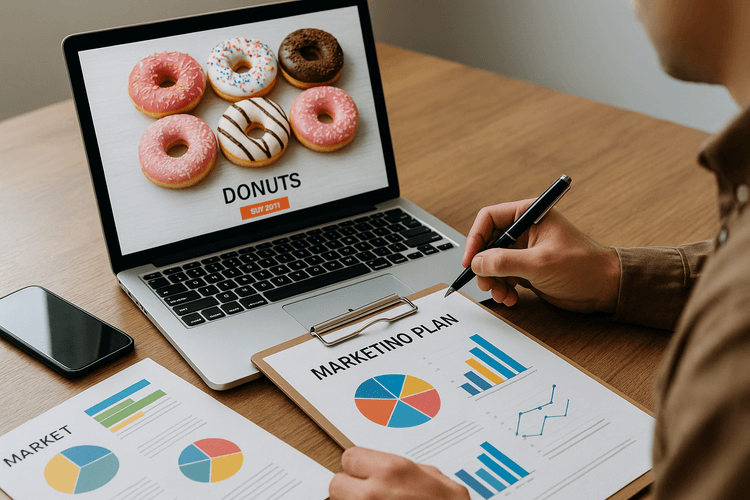Développer un plan marketing efficace pour les beignets en ligne