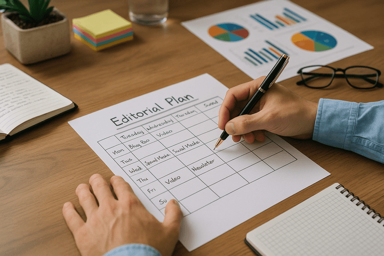 Création d'un plan éditorial efficace