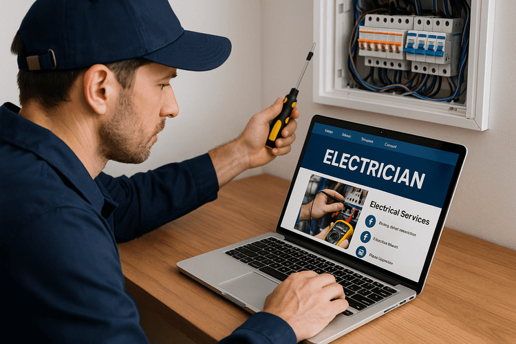 Come creare sito web per elettricista Come creare sito web per elettricista