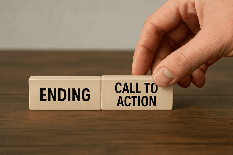 Ending and call-to-action Ending and call-to-action