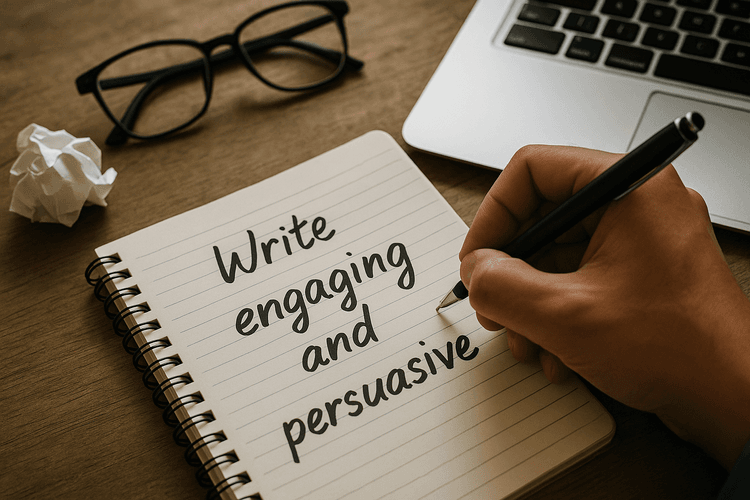 Écrivez du contenu accrocheur et persuasif Écrivez du contenu accrocheur et persuasif