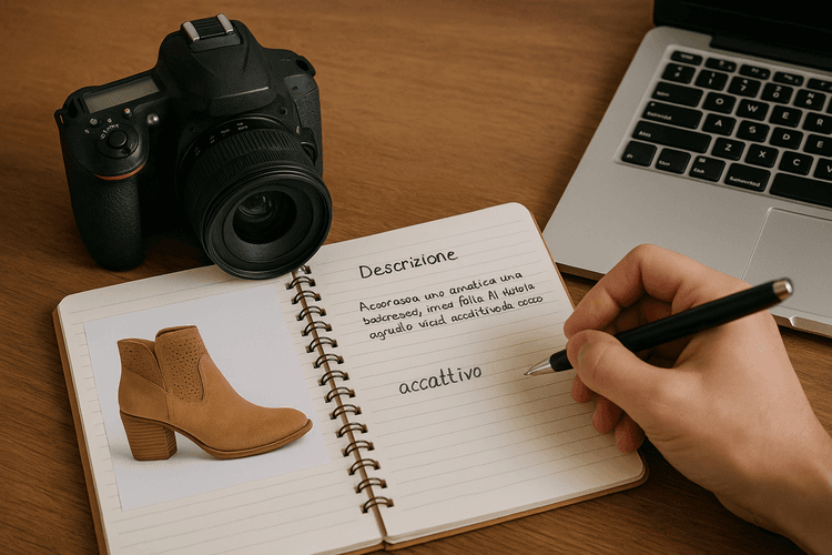 Realizar fotografias e descrições atraentes Realizar fotografias e descrições atraentes