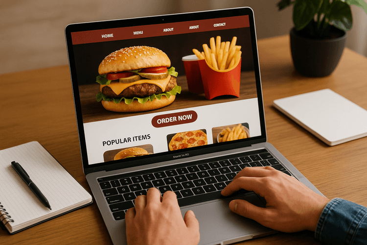 Come creare sito web per fast food Come creare sito web per fast food