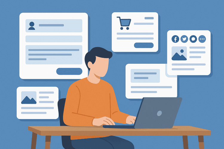 Ajout de fonctionnalités : formulaire de contact, e-commerce, blog, réseaux sociaux Ajout de fonctionnalités : formulaire de contact, e-commerce, blog, réseaux sociaux