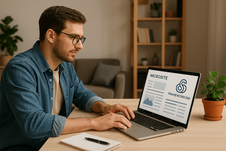 Créez votre microsite avec Framework360 Créez votre microsite avec Framework360