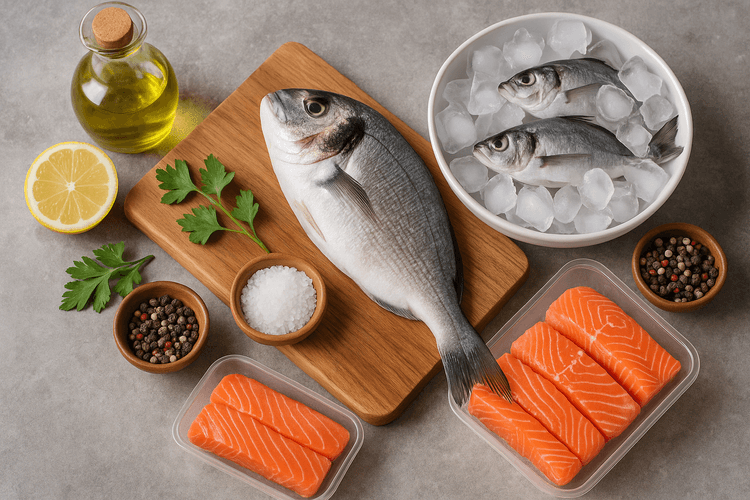 Comprar e conservar o peixe fresco Comprar e conservar o peixe fresco