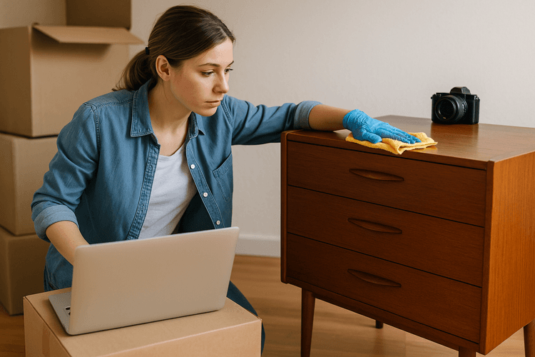 Préparer les meubles pour la vente en ligne Préparer les meubles pour la vente en ligne