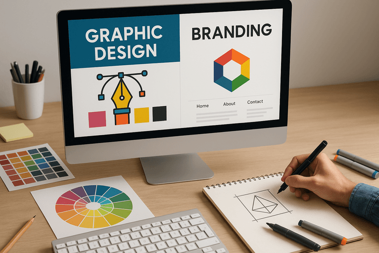Design graphique et branding du site web Design graphique et branding du site web