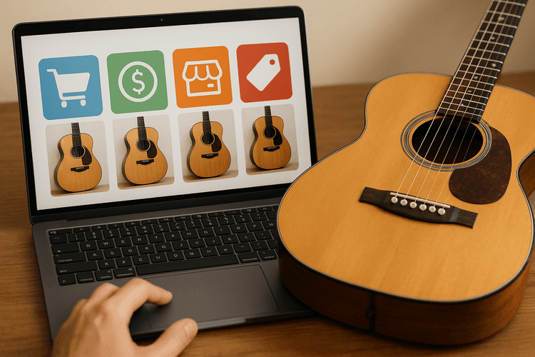 Choisir la bonne plateforme pour vendre votre guitare en ligne