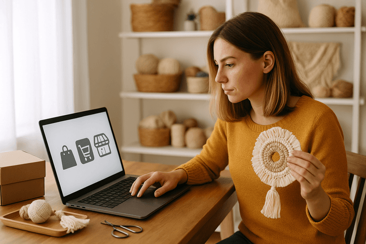 Choisir la bonne plateforme pour vendre des objets faits main en ligne