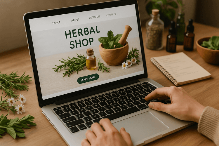 Come creare sito web per erboristeria Come creare sito web per erboristeria