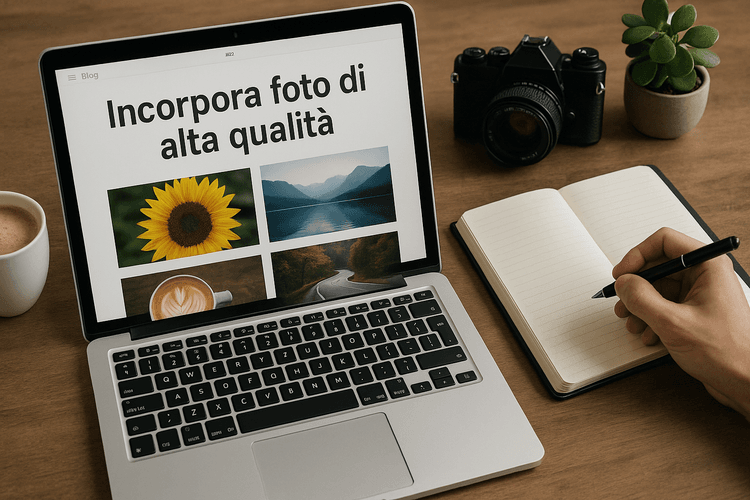 Intégrez des photos de haute qualité Intégrez des photos de haute qualité