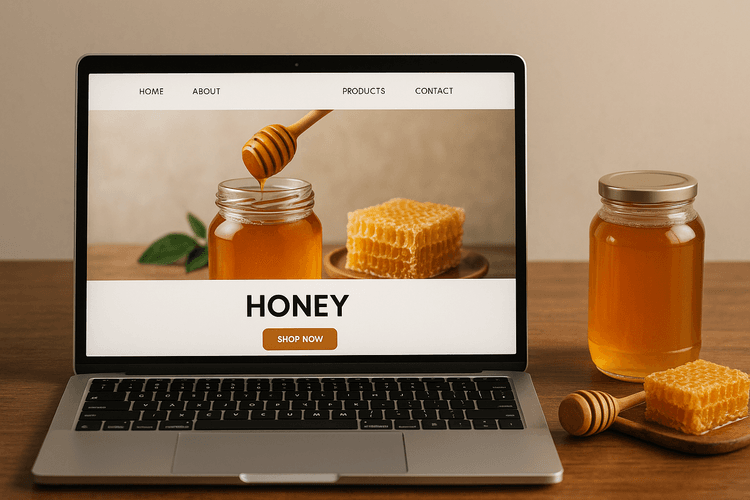 Créer un site web qui vend du miel Créer un site web qui vend du miel