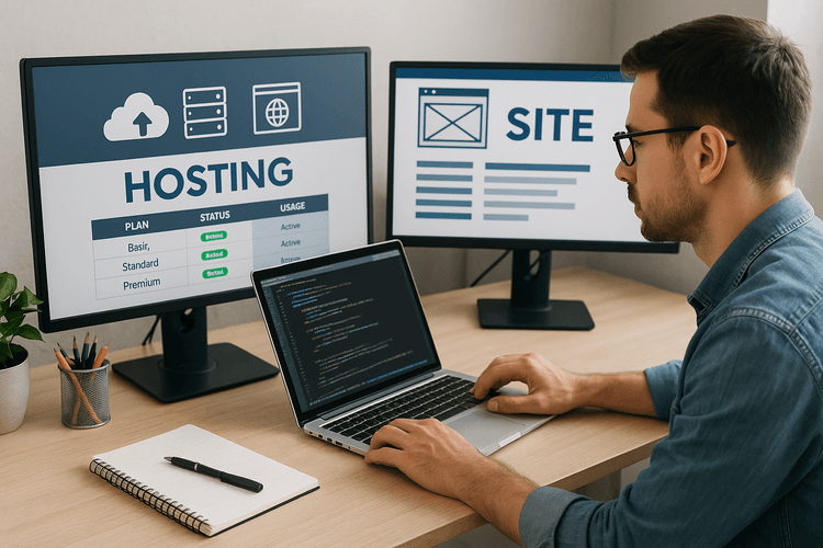 Choix de la plateforme d'hébergement et création du site Choix de la plateforme d'hébergement et création du site
