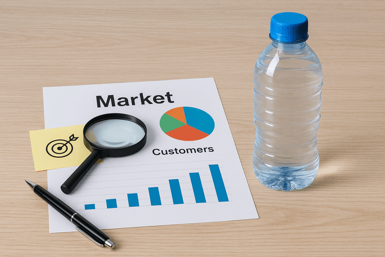 Identifier le marché et la niche idéale pour votre activité de vente d'eau en ligne