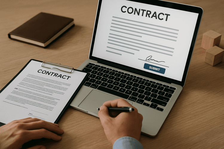 Facteurs importants à considérer dans le contrat en ligne Facteurs importants à considérer dans le contrat en ligne