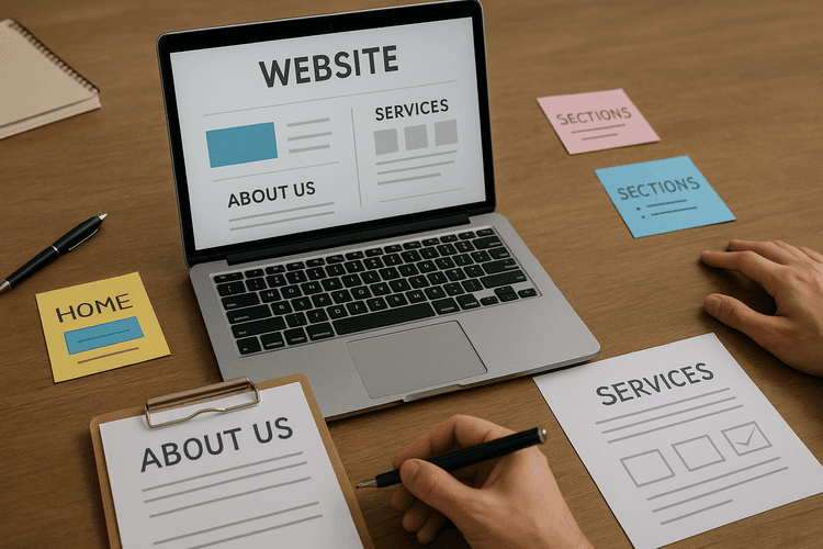 Contenus : créez des pages et sections clés pour votre site web Contenus : créez des pages et sections clés pour votre site web
