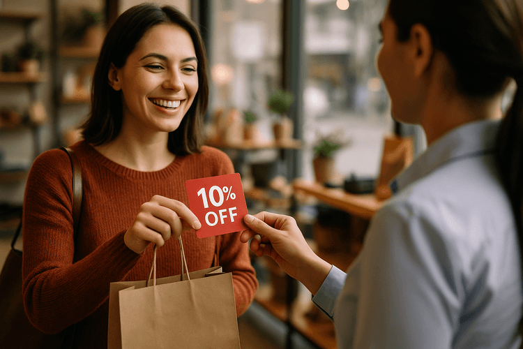 Ofereça descontos e promoções para clientes fiéis Ofereça descontos e promoções para clientes fiéis