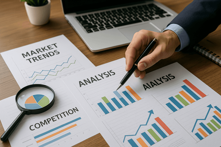 Analyse de la concurrence et des tendances du marché