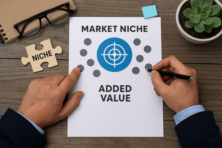 Trouvez la niche de marché et votre valeur ajoutée Trouvez la niche de marché et votre valeur ajoutée