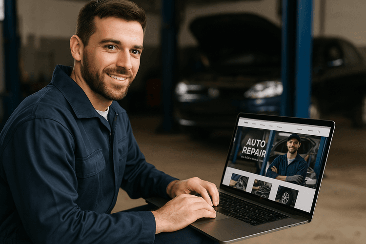 Como criar um site para mecânico