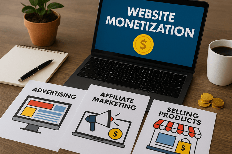 Monetizar el sitio: publicidad, marketing de afiliados, venta de productos/servicios Monetizar el sitio: publicidad, marketing de afiliados, venta de productos/servicios