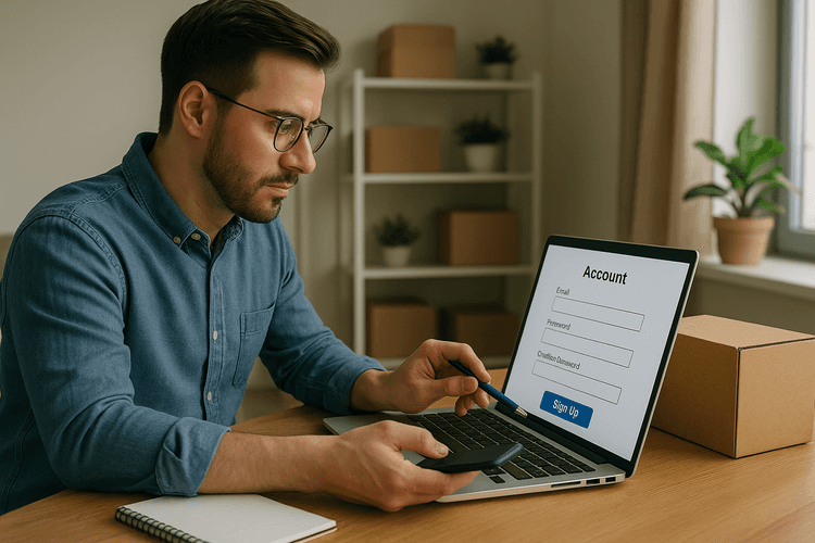 Configurer votre compte pour la vente en ligne