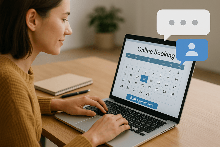 Implementar funcionalidades como reservas online o chat en tiempo real Implementar funcionalidades como reservas online o chat en tiempo real