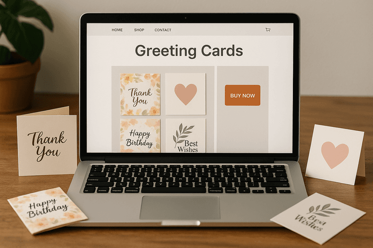 Créer un site web pour la vente en ligne de cartes de vœux Créer un site web pour la vente en ligne de cartes de vœux