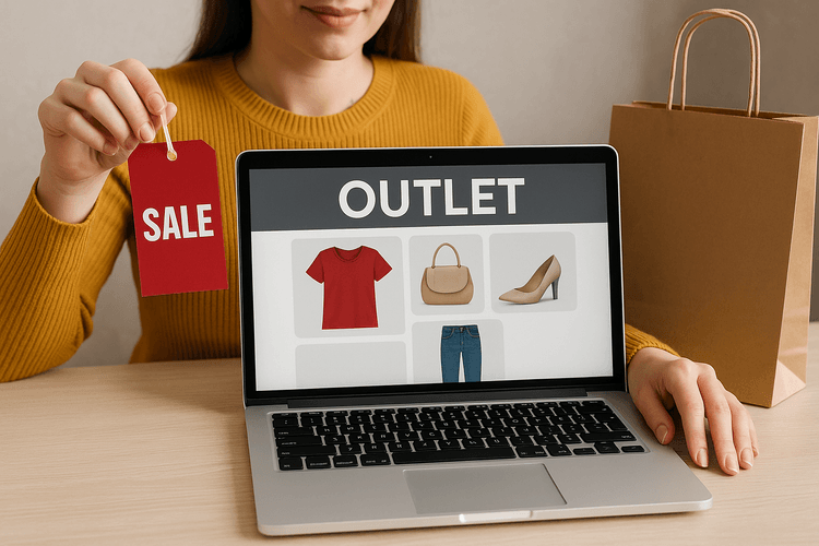 Förderung der Online-Outlet-Website Förderung der Online-Outlet-Website