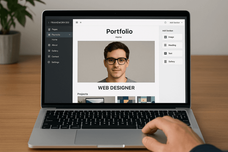Creating an online portfolio with Framework360 Creating an online portfolio with Framework360