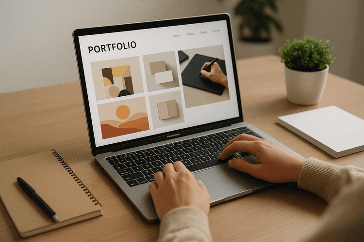 How should an online portfolio be structured? How should an online portfolio be structured?