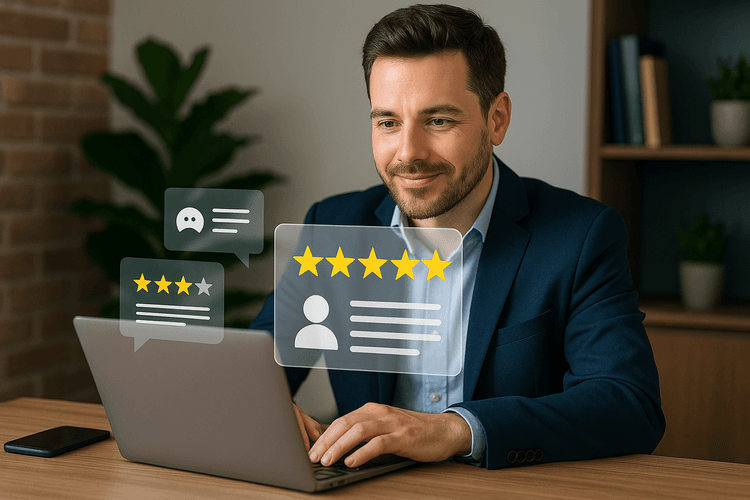 Construir una reputación online sólida a través de reseñas y comentarios de los clientes Construir una reputación online sólida a través de reseñas y comentarios de los clientes