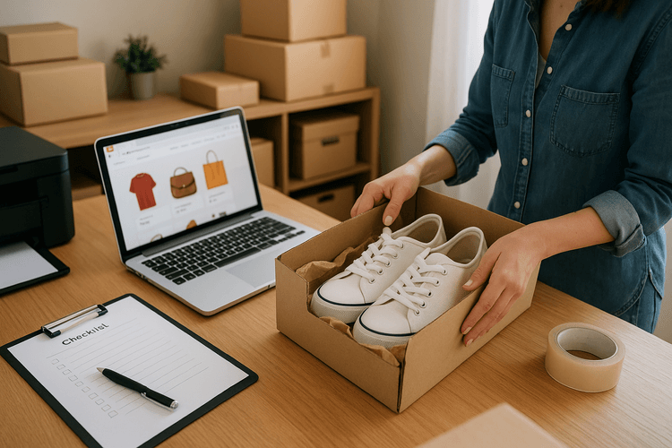 Préparation à la vente en ligne Préparation à la vente en ligne