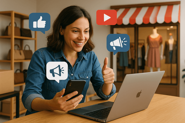 Promouvoir votre magasin sur les réseaux sociaux et par la publicité en ligne Promouvoir votre magasin sur les réseaux sociaux et par la publicité en ligne