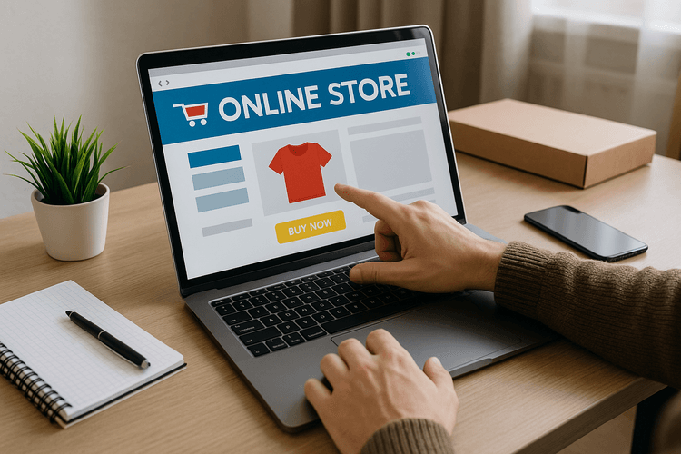 Eine Website für dein Online-Verkaufsgeschäft erstellen Eine Website für dein Online-Verkaufsgeschäft erstellen