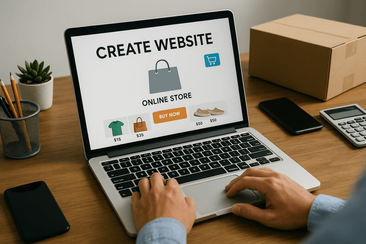 Crée un site web pour ton activité de vente en ligne Crée un site web pour ton activité de vente en ligne