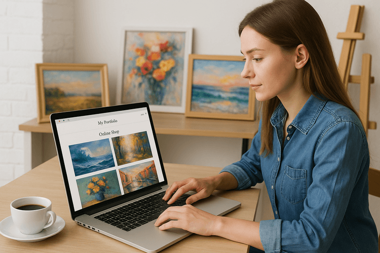Créez un site web personnel pour vendre vos peintures en ligne Créez un site web personnel pour vendre vos peintures en ligne